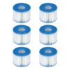 Intex 29001000000 B01DEMGBAI Intex-29001E PureSpa Type S1 Easy Set Pool Filter Cartridges, (6 Fil, 1-Pack, Blue 6 81Zwz8McGmL