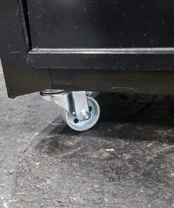 4 All Steel Swivel Plate Caster Wheels Heavy Duty High-gauge Steel Gray (2" METAL SWIVEL CASTER (GRAY) - No Brake) 2" METAL SWIVEL CASTER (GRAY) 15 81Zx8hwsksL