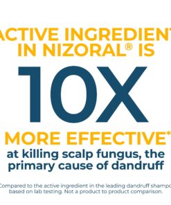 Nizoral Anti-Dandruff Shampoo with 1% Ketoconazole, Fresh Scent, 7 Fl Oz 37 81ZxqESrrL