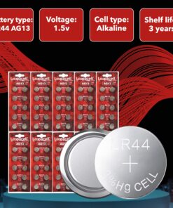 100 Pack LOOPACELL LR44 AG13 357 L1154 A76 Button-Cell Batteries 10 Count (Pack of 10) 14 81Zy9StfQwL