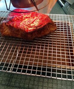 Ultra Cuisine Stainless Steel Baking Rack - 10x14.75 inch Jelly Roll Pan Rack - Grill Rack - Baking Sheet - Oven Safe - Dishwasher Safe - Heavy Duty Wire Cooling Rack for Cooking Baking and Roasting 10.0" x 14.75" 1-Pack 25 81ZyEmVu6jL