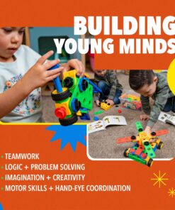 Alternative view of ETI Toys STEM Learning Original Educational Construction Engineering Building Blocks Set for 3, 4 and 5+ Year Old Boys & Girls | Creative Fun Building Toys for Kids Kit, STEM Toys Gift (101 PCS) 101 PCS