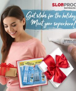 Slobproof Refillable Paint Brush Pens 2 in 1 Pack. Convenient Touch-Up with Easy To Use Syringes, Fillable Solution for Precision and Ease in Paint Touch-Ups. Ideal for Home, Wood 2 Count (Pack of 1) 17 81ZyekWtSBL