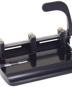 OIC® Heavy-Duty 3-Hole Lever Punch, Black 12 81ZygVS2 L
