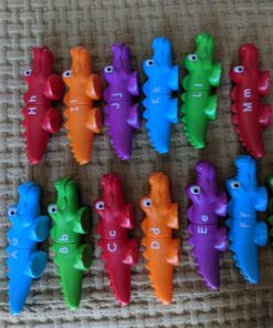 Learning Resources Snap-n-Learn Alphabet Alligators, Fine Motor Toy, 26 Double-Sidedpiece, Ages 18 Months +, Multicolor 42 81ZzE17LdyL