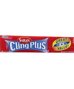 Saran Cling Plus Plastic Wrap, 200 Sq Ft, 1 Count (Pack of 1) 200 Sq Ft (Pack of 1) 9 81ZzyAc8LDL
