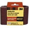 3M 9285NA-2 Heavy Duty Power Sanding Belts, 3-Inch by 21-Inch, Eby. Coarse, 40 grit, 2-pack 23 81a 1r3qyWL