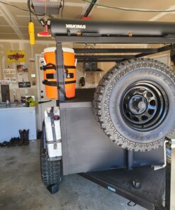 Buyers Products Steel Water Beverage Cooler Truck, Cart, UTV, Mower or Landscape Trailer Mount Rack Holder, LT25, 25 Gallon, Black 24 81a tnCQjL