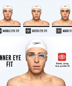 Alternative view of Speedo Unisex-Child Swim Goggles Vanquisher 2.0 Junior Mirrored Blue