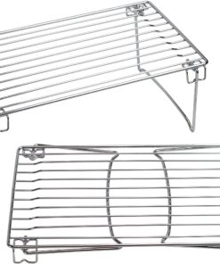 Deco Brothers Stackable Cabinet Shelf Organizer, 2 Pack, Chrome 28 81a3TCr58nL