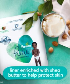 Alternative view of Pampers Pure Protection Diapers - Size 5, 132 Count, Hypoallergenic Premium Disposable Baby Diapers
