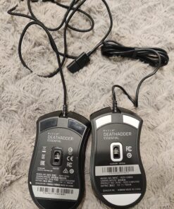 Razer DeathAdder Essential Gaming Mouse: 6400 DPI Optical Sensor - 5 Programmable Buttons - Mechanical Switches - Rubber Side Grips - Classic Black 33 81a8rtIjbL