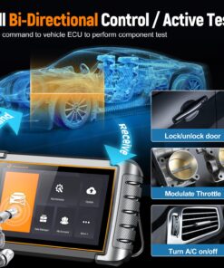 FOXWELL NT809 Bidirectional Scan Tool,2023 All System OBD2 Scanner Diagnostic Tool,30+ Service Reset, ABS Bleeding/Oil Reset/Battery Register,Car Diagnostic Scanner for Cars,7" Touchscreen,Easy to Use 16 81a9BhUiRL