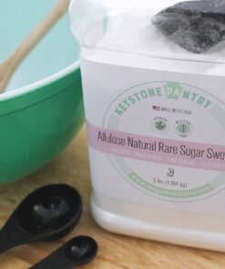 Keystone Pantry - Allulose Sweetener, Low Calorie and Low Carb Sugar Substitutes, Natural Allulose Sugar Substitute, Gluten, Soy, and Sugar Alcohol-Free, 3 Lbs. Allulose Natural Rare Sugar Sweetener 3-Lb Jar 3 Pound (Pack of 1) 15 81a9u4EMMtL