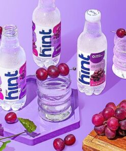 Hint Water Grape, Pure Water Infused with Grape, Zero Sugar, Zero Calories, Zero Sweeteners, Zero Preservatives, Zero Artificial Flavors, 16 Fl Oz (Pack of 12) 16 Fl Oz (Pack of 12) 13 81aBG4z8o3L