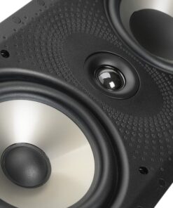 Polk Audio 265-RT 3-way In-Wall Speaker - The Vanishing Series | Easily Fits in Ceiling/Wall | High-Performance Audio - Use in Front, Rear or as Surrounds | With Power Port & Paintable Grille - Black Single 40 81aBwaxBBSL