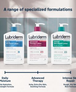Lubriderm Advanced Therapy Fragrance Free Moisturizing Hand & Body Lotion + Pro-Ceramide with Vitamins E & Pro-Vitamin B5, Intense Hydration for Itchy, Extra Dry Skin, Non-Greasy, 6 fl. oz 6 Fl Oz (Pack of 1) 16 81aCQtdMHLL