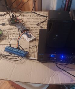 PYLE Wireless Bluetooth Karaoke Amplifier Home Car Bus Tours 300 Watts 2 Channel Digital Home Audio PA Receiver System 2 Microphone Input Control, FM Radio, USB,12 Volt Power Option Pyle PFA600BU 34 81aCroyx7mL