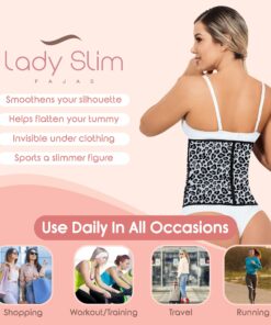 Lady Slim Fajas Colombianas Reductoras Y Moldeadoras para Mujer Underbust Latex Waist Trainer Hourglass Body Shaper for Women Blue Medium 32 81aDLU3iJrL 1