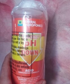 General Hydroponics pH Down Liquid Premium Buffering For pH Stability, Quart 1 quart 32 81aG6h3eB4L