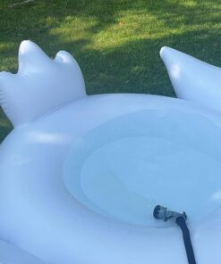 One Giant Swan Inflatable Pool Float I 78 x 55 Inflatable Kiddie Pool for Kids, Adults and Toddlers I Blow Up Pool Floats for Swimming Pool Lounger I Bachelorette Pool Floats Swimming Pool Toys Rafts 32 81aGGNrvPxL