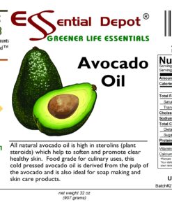 Avocado Oil - 1 Quart - 32 oz - Food Grade - Safety Sealed HDPE Container with resealable Cap 9 81aGS4qDTNS