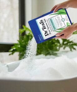 Dr Teal's Pure Epsom Salt, Clarify & Smooth with Witch Hazel & Aloe Vera, 3lbs (Packaging May Vary) 19 81aI hiWYaL
