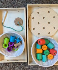 Multicraft Imports WS410 5-Piece Paintable Wooden Trays with Handles, 6-5/8 by 13-Inch to 10-1/8 by 16-1/8-Inch Оne Расk 39 81aI13A8xXL