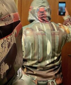 CHLOBLOM Unisex Mandalorian Hoodie Cosplay Costume 3D Pullover Sweatshirt Zip Jacket XX-Large Zipper Green 7 81aIWmmQjhL