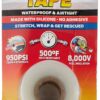 Rescue Tape, Self-Fusing Silicone Tape, Emergency Plumbing Pipe & Radiator Hose Repair, Electrical Insulation, Military Std, 1" x 12', Clear 5 81aIlJv70ML