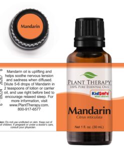 Plant Therapy Green Mandarin Essential Oil 30 mL (1 oz) 100% Pure, Undiluted, Therapeutic Grade 1 Ounce 13 81aJ3jjnLXL