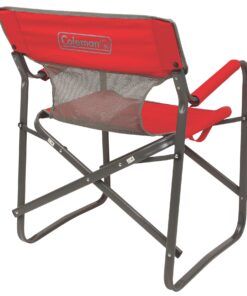 Coleman Outpost Breeze Steel Deck Chair, Portable Folding Chair with Padded Arm Support & Angled Sitting Position for Comfort, Great for Camping, Patio, Tailgating, Sideline Sports, & More 9 81aK8iwA0cL 2