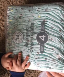 The Honest Company Clean Conscious Overnight Diapers | Plant-Based, Sustainable | Sleepy Sheep | Club Box, Size 4 (22-37 lbs), 54 Count Size 4 (54 Count) 26 81aLV e gnL