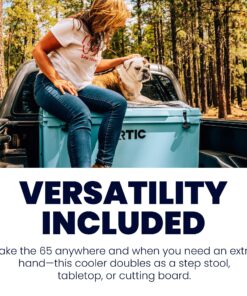 RTIC 45 qt Hard Cooler Insulated Portable Ice Chest Box for Beach, Drink, Beverage, Camping, Picnic, Fishing, Boat, Barbecue Tan 45 Quart 32 81aMHINQRhL