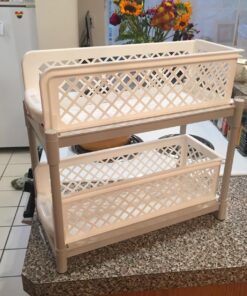 Fox Valley Traders 2 tier Sliding Shelves, One Size Fits All, White 14 81aNybOfLIL