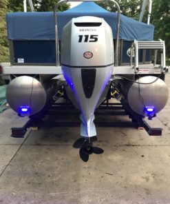 Kqiang Waterproof Marine Boat Light Stainless Steel 27 LEDs Blue Underwater Pontoon Marine Boat Transom Lights Pack of 2(Blue) 30 81aPD1kU23L