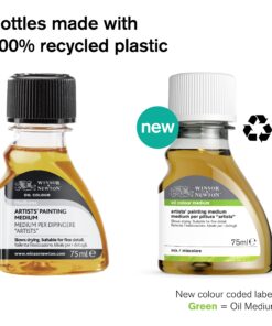 Winsor & Newton Refined Linseed Oil, 75ml (2.5oz) Bottle 2.5-oz Bottle 22 81aPnVPUDxL