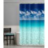 Maytex Photoreal Escape Waterproof PEVA Shower Curtain Blue 70X72 17 81aQ0TfeY0L