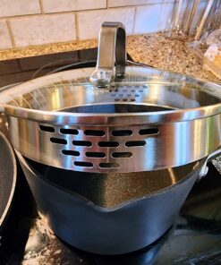 Calphalon Classic Hard-Anodized Nonstick Cookware Kitchen Essentials Set, 6-Piece Pots and Pans Set 6-Piece Nonstick w/ AquaShield™ 43 81aQivikGVL