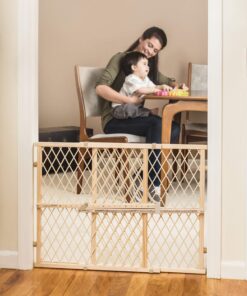 Evenflo Position and Lock Baby Gate, Pressure-Mounted, Tan 33 81aRu6Txo4L