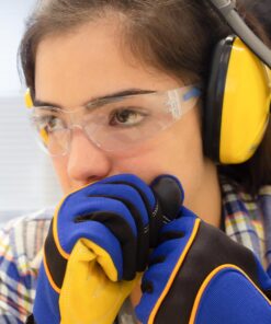 JORESTECH Eyewear Protective Safety Glasses, Polycarbonate Impact Resistant Lens Pack of 12 (Clear) Clear 24 81aSx Z0wyL