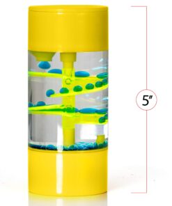 Big Mo's Toys Liquid Motion Spiral Timer Toy for Sensory Play - Relaxing Bubble Motion Autism ADHD Fidget Toy for Calming, Sensory Visual Relaxation Desk Toy, ONE Piece (Assorted) 21 81aVTHO MfL