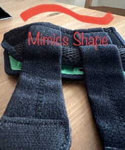 Mueller Sports Medicine Green Fitted Wrist Brace for Men and Women, Support and Compression for Carpal Tunnel Syndrome, Tendinitis, and Arthritis, Black Right Small/Medium (Pack of 1) 37 81aWwmOLZkL