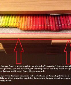 U.S. Art Supply 4 Drawer Wood Artist Supply Storage Box - Pastels, Pencils, Pens, Markers, Brushes 53 81aZ8pKSGpL