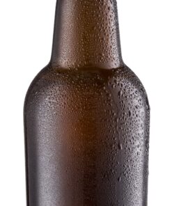 Home Brewing Glass Beer Bottle with Easy Wire Swing Cap & Airtight Rubber Seal -Amber- 16oz - Case of 12 - by Tiabo Amber 20 81aZdo0gZXL