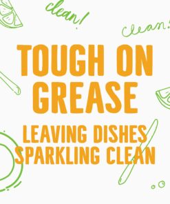 Seventh Generation Dishwasher Detergent Gel Liquid Soap Lemon Scent Dish Detergent 42 oz, Pack of 6 13 81aa4vU6lwL