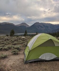 Coleman Sundome Camping Tent, 2/3/4/6 Person Dome Tent with Snag-Free Poles for Easy Setup in Under 10 Mins, Included Rainfly Blocks Wind & Rain, Tent for Camping, Festivals, Backyard, Sleepovers Palm Green 4 Person 33 81ab6SnW8L