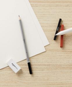 Amazon Basics Sketch and Drawing Art Pencil Kit, 17 Piece Set, Charcoal, Black, White 22 81abQBzTVxL