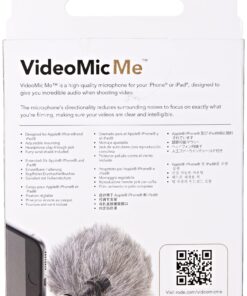 Rode VideoMic Me Compact TRRS Cardioid Mini-Shotgun Microphone for Smartphones 34 81aceaVLuL