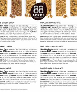 88 Acres Granola Bars | Variety | Gluten Free, Nut-Free Oat and Seed Snack Bar | Vegan & Non GMO | 12 Pack Variety Pack 12 Count (Pack of 1) 15 81acmGH2drL